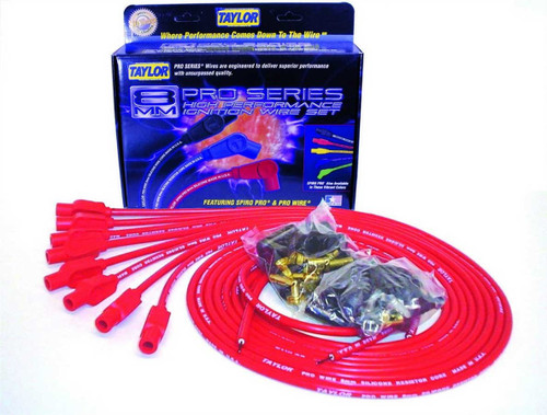 Taylor/Vertex 8Mm Red Pro Wire 180 Dgr  70255