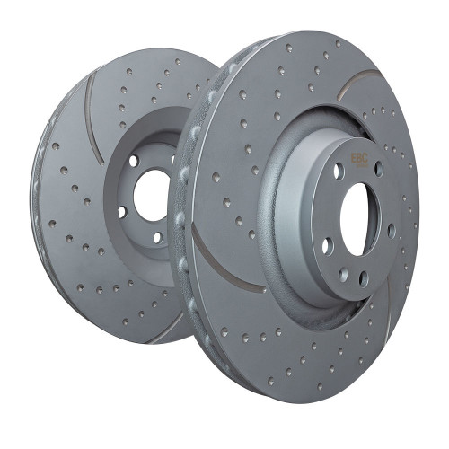 Ebc Brakes Usa Inc Brake Rotor Kit Turbo Frt Toyota Land Cruiser Gd7435