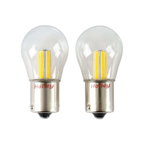 Holley Retrobright 1156  Led Bulbs 3000K Classic White Pair Hled05