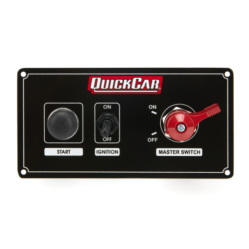 Quickcar Racing Products Ignition Panel W/ Msd & 1 Acc. Switch 55-8022