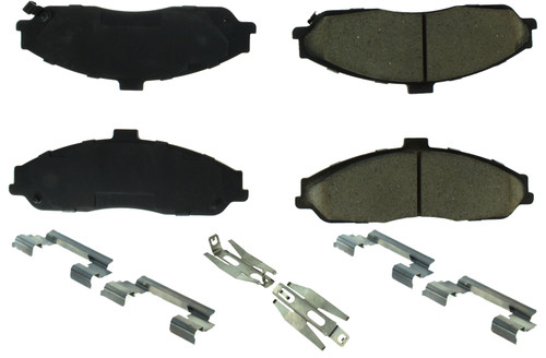 Centric Brake Parts Posi-Quiet Extended Wear Brake Pads With Shims A 106.0731