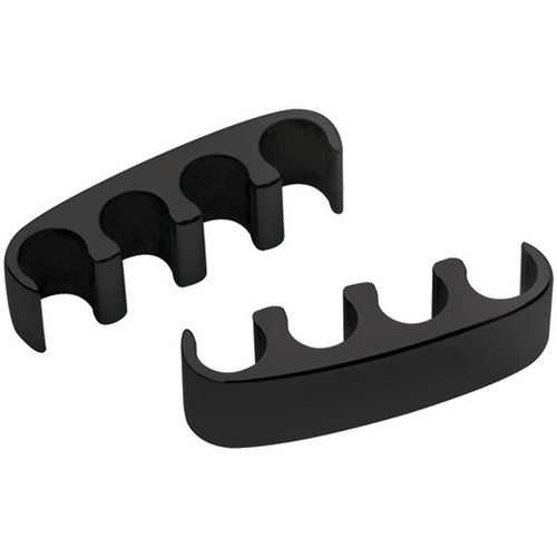 Billet Specialties 4 Wire Separator Floating Black Pair 69681