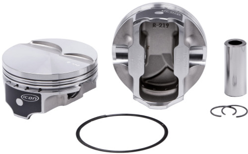 Icon Pistons Ls 6.0L/6.2L Ft Forged Piston Set 4.005 Bore Ic9991C.005