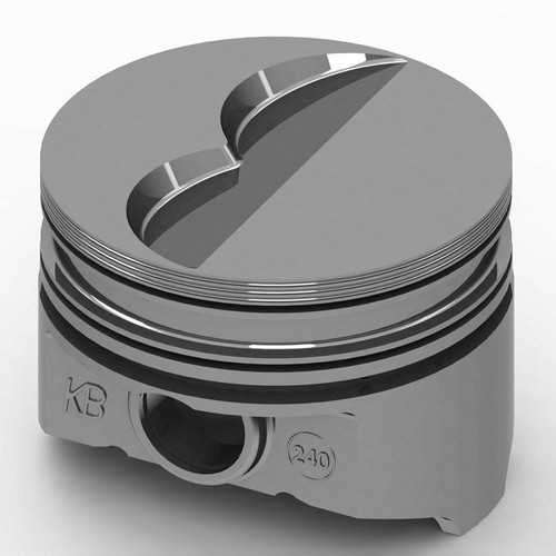 Kb Performance Pistons Bbm Flat Top Piston Set 4.372 Bore -8Cc Kb240.030