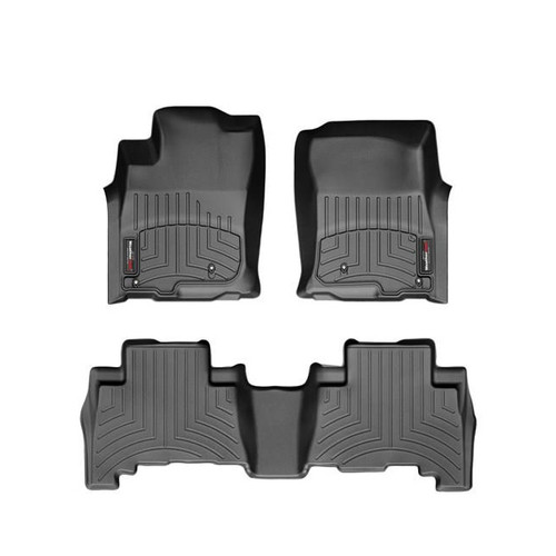 Weathertech Black Front And Rear Flo Orliners 44955-1-2