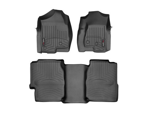Weathertech 99-07 Gm P/U Front & Rear Floorliners Black 440031-440622