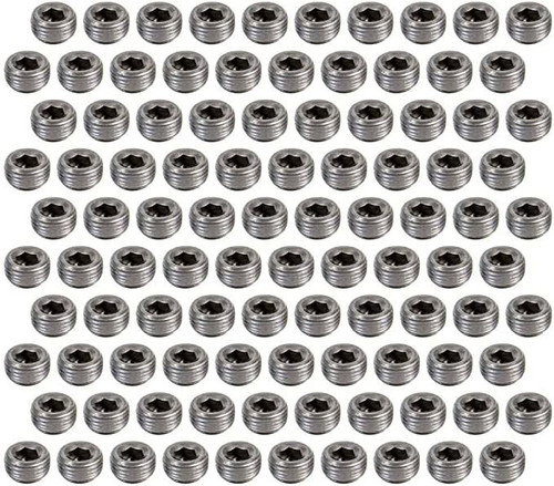 Pioneer 1/2 Pipe Plugs 100Pk Hex Socket Pp-568-T-100