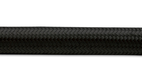 Vibrant Performance 50Ft Roll Of Black Nylon Braided Flex Hose -10An 12000