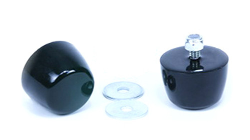 Daystar Products International 87-06 Jeep Yj Hood Bumpers - Black Kj71051Bk