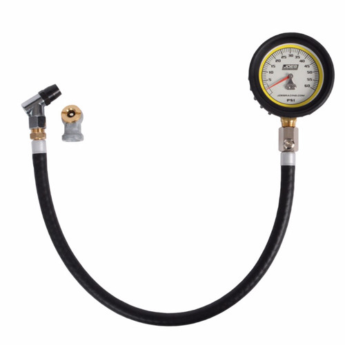 Joes Racing Products Tire Pressure Gauge 0-60Psi Pro W/Hiflo Hold 32327