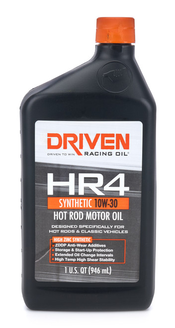 Driven Racing Oil Hr4 10W30 Synthetic Oil 1 Qt Bottle 01506