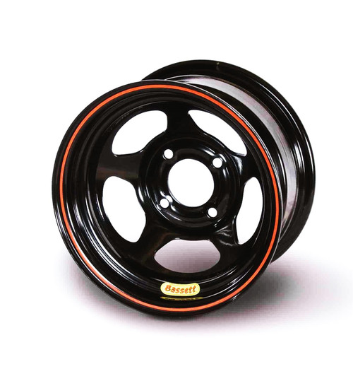 Bassett Wheel 13In X 8In 5X100Mm Black 38Sn2