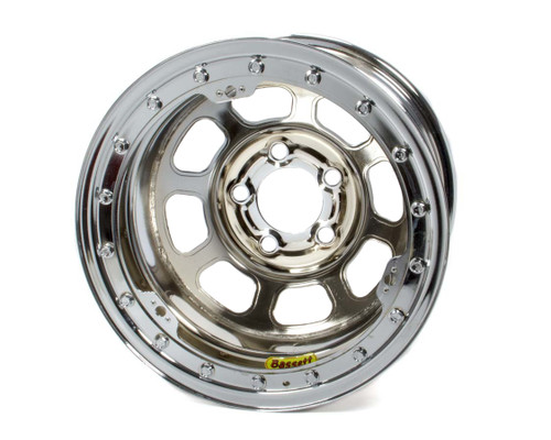 Bassett 15 X 8.75 B/L Chrome 4In D-Hole 59D54Cl