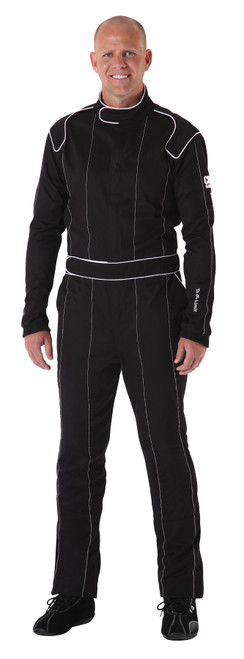 Crow Safety Gear Proban Suit Small Black Sfi-3.2A/1 Style  Legacy 23004