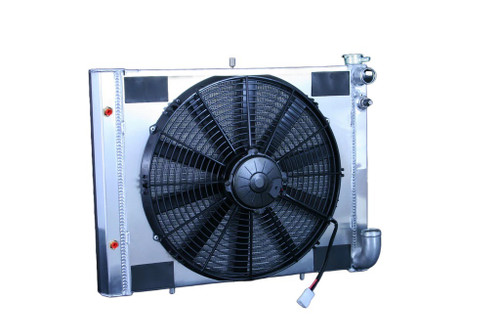 Dewitts Radiator Radiator C2 Corvette Ls Swap W/Fans 32-6139063A