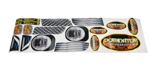 Dominator Race Products Graphics Headlight 81 Z-28 Camaro Killer Z 324