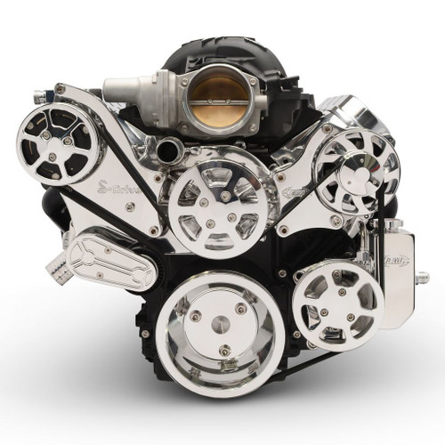 Eddie Motorsports Serperntine Pulley Kit Ls Engine Ms117-90Bp