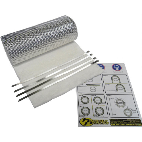 Heatshield Products Header Armor 1/2In Thick 1/8In X 24 In 177014
