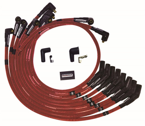 Moroso Ultra Plug Wire Set Sbf 260-302 Red 52571