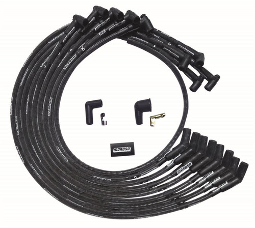Moroso Ultra Plug Wire Set Sbc Under V/C Black 51530