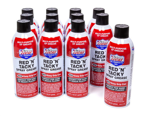 Lucas Oil Red-N-Tacky Spray Grease Temp Disc 5/21 11025