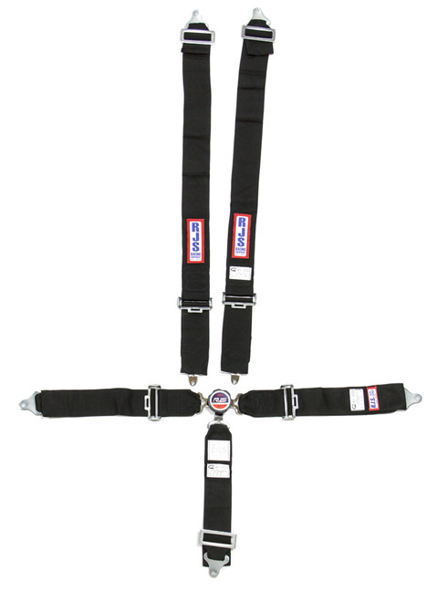 Rjs Safety 5Pt Harness System Q/R Bk Ind Bolt 3In Sub 1032501