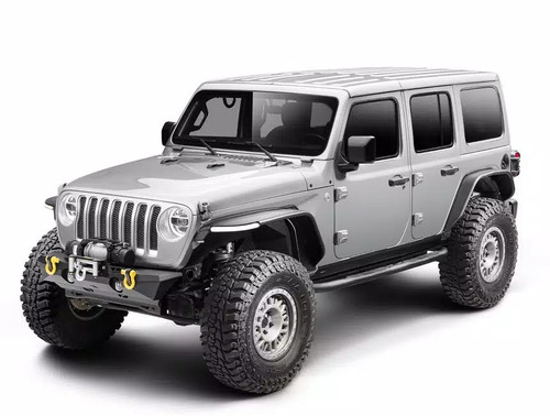 Rugged Ridge 18-   Jeep Wrangler Jl Metal Max Fender Flares 11641.13
