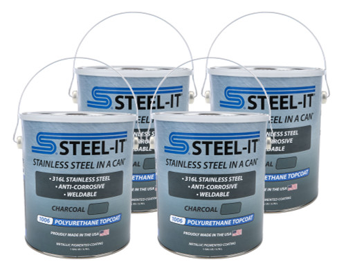 Steel-It Charcoal Polyurethane Case 4 X 1 Gallon Case1006G