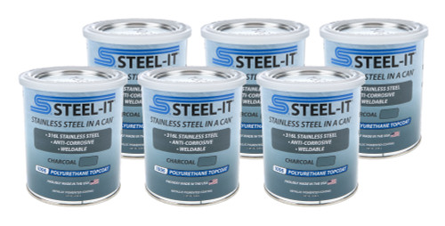 Steel-It Charcoal Polyurethane Case 6 X 1 Quart Case1006Q