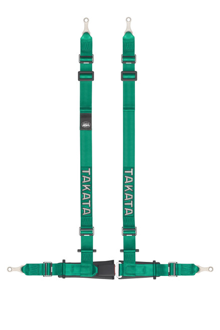 Takata Harness Drift 4 Pt Bolt- 2In Shldr & Lap Green Tr 74001Us-H2