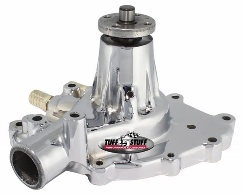 Tuff-Stuff Ford Water Pump Pass Side Inlet Chrome 1432Aa