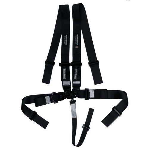 Ultra Shield Harness 5Pt Black Indiv Shoulder Pull-Down Hb22031