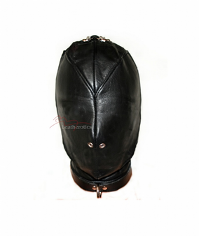 Leder Bondage-Maske