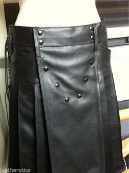 leder kilt herren
