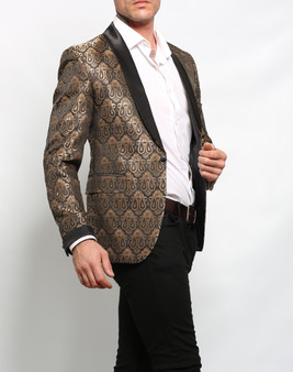 herren blazer gold
