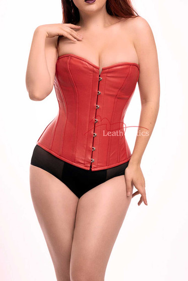 rotes leder korsett 1919