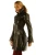 Schwarzes Leder Burlesque Kleid für Damen