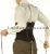 Herren Lederkorsett – Seitenansicht links
