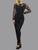 Damen Overall elegant aus Spitze – V-Ausschnitt, figurbetonte Passform, hochwertiges Design