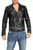 Herren-Lederjacke Klassisch Perforiert Biker Herren-Lederjacke Klassisch Perforiert Biker