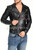 Herren-Lederjacke Klassisch Perforiert Biker Herren-Lederjacke Klassisch Perforiert Biker