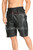 Breathable perforierte Leder Shorts Herren Stoffstruktur