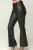 Lederhose Bootcut Stil Seitenansicht