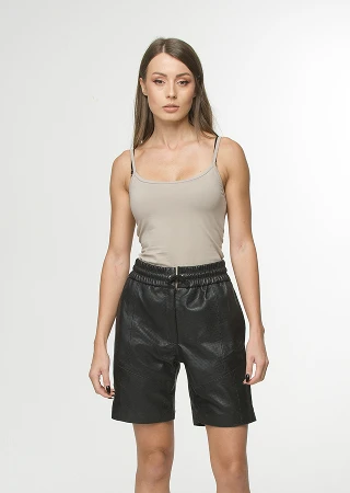 LEDER-SHORTS