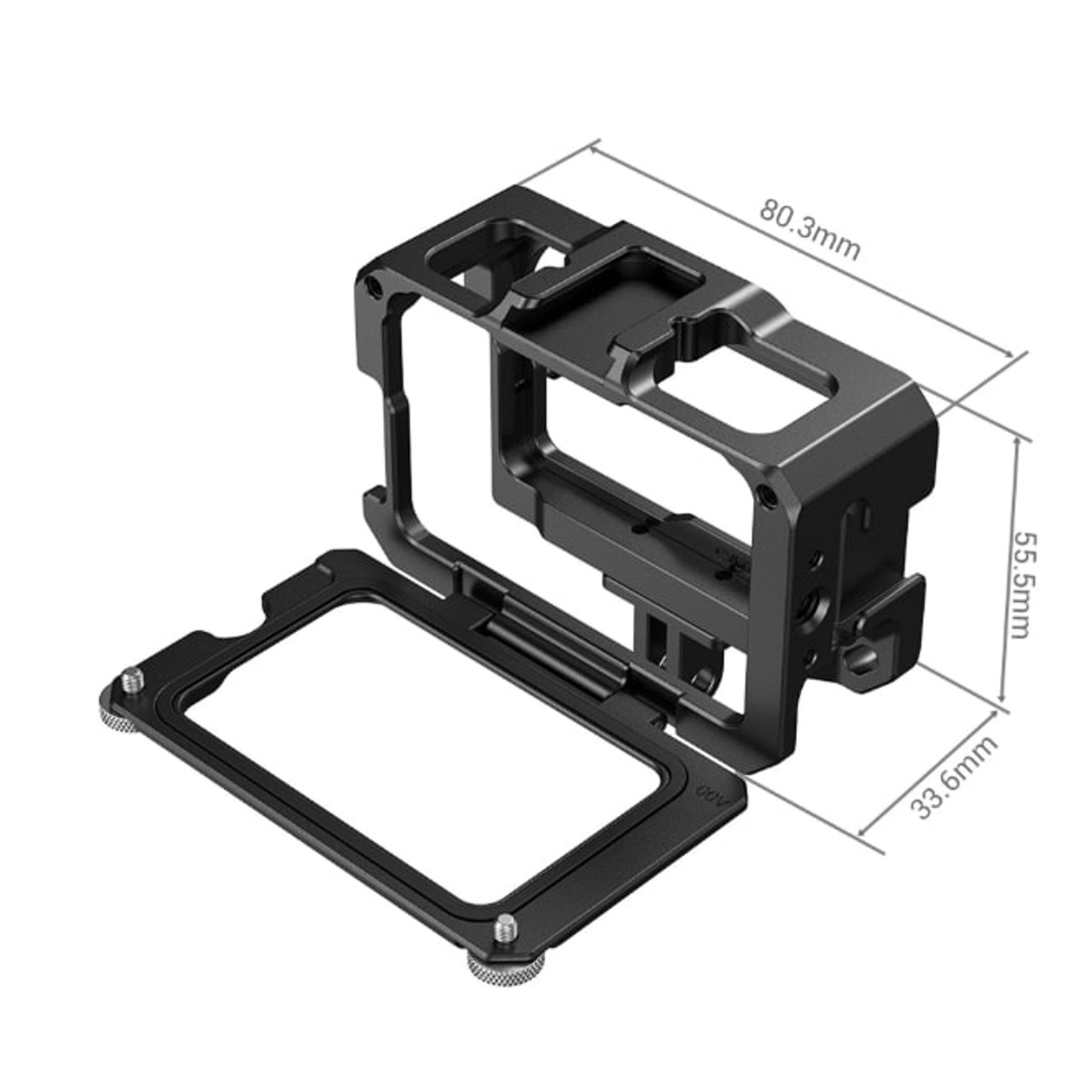 Smallrig Cage For Dji Osmo Action Compatible With Microphone