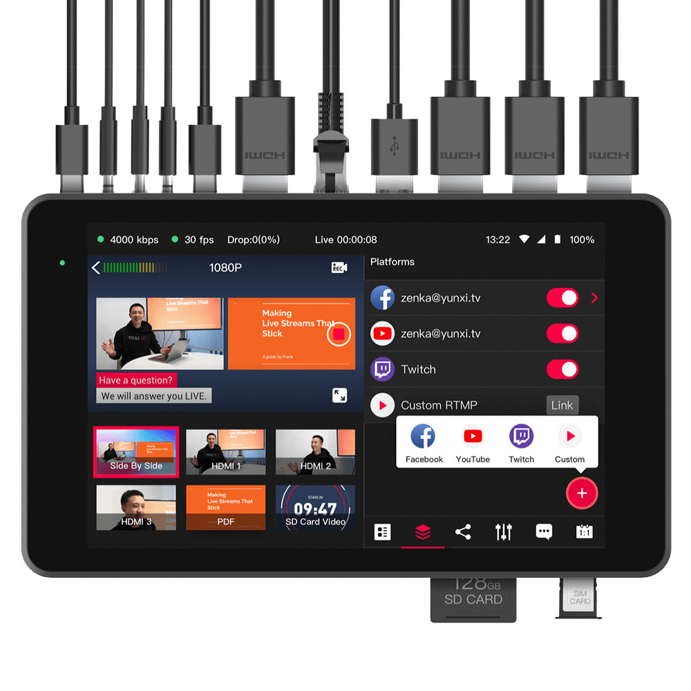 YoloLiv YoloBox Pro Portable Multi-Camera Encoder/Streamer
