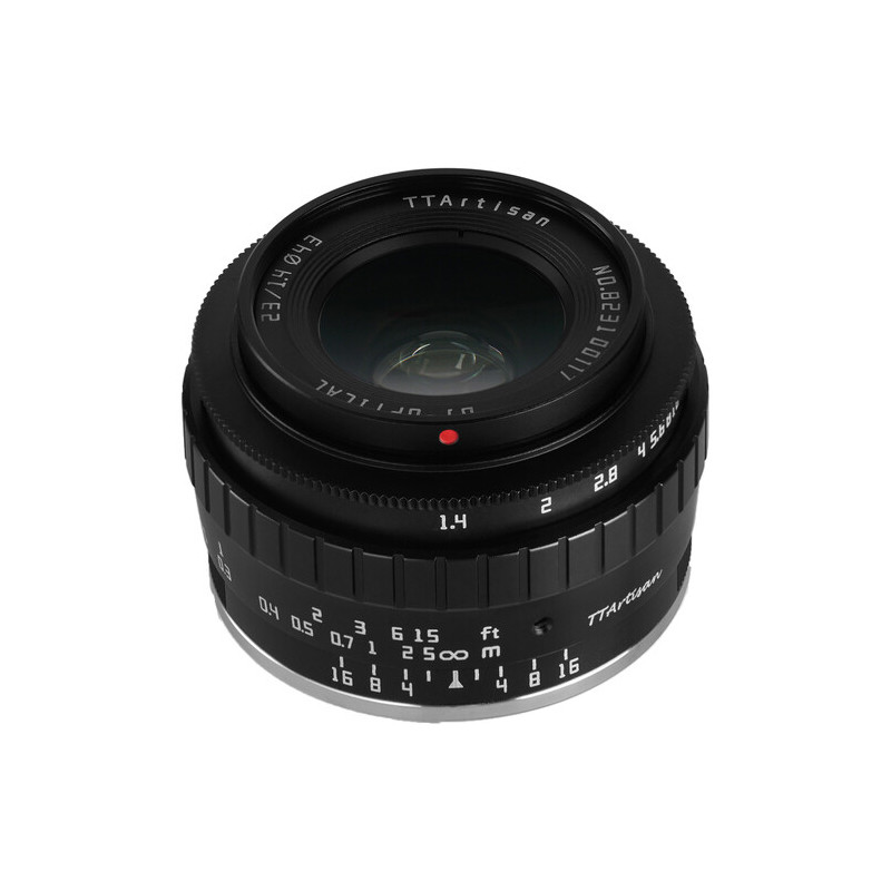TTARTISAN 23mm F1.4 Objektiv – Weitwinkel Festbrennweite Für Sony E-Mount APS-C Kameras (A6000, A6400, A7 Uvm.) – Silber