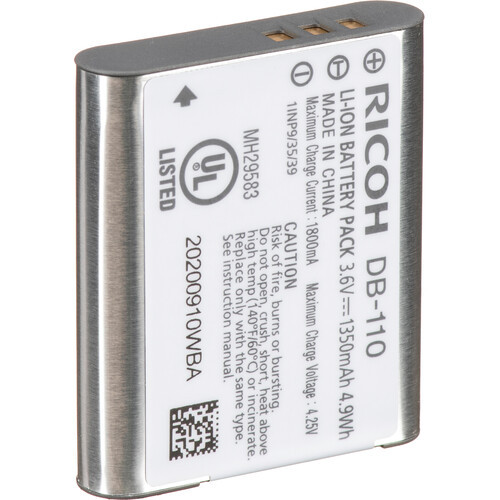 Ricoh DB-110 OTH Rechargeable Battery for GR III Theta X