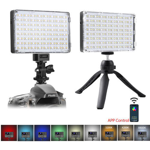 GVM RGB-10S On-Camera RGB LED Video 2-Light Kit | Auckland | NZ