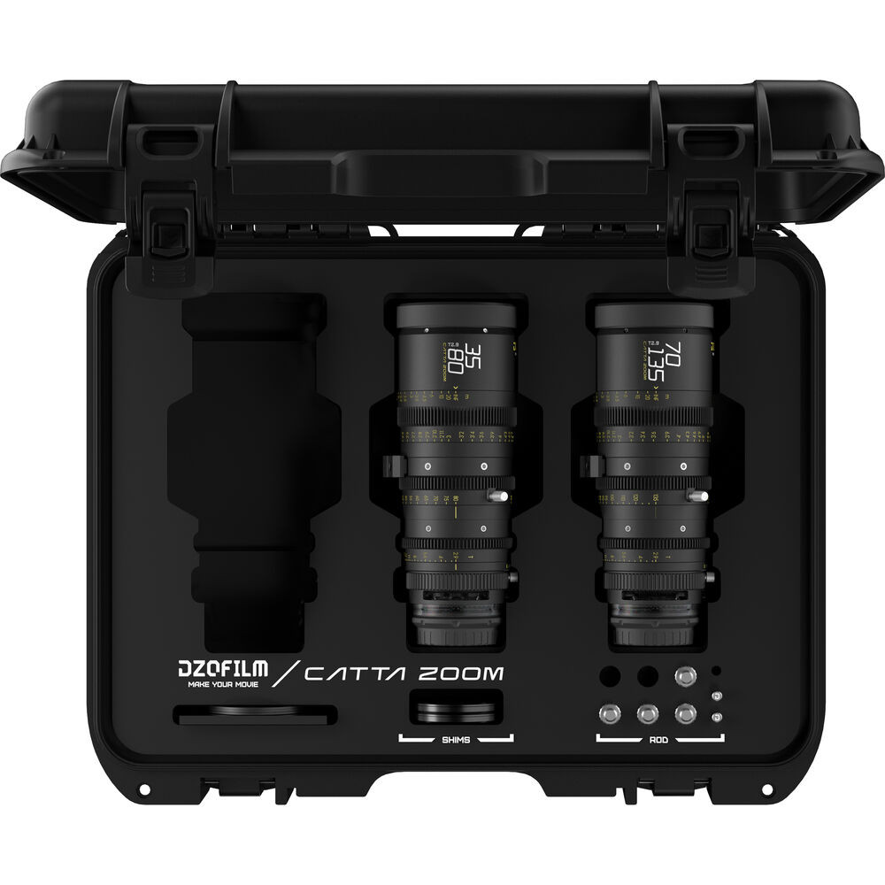 DZOFilm Catta 35-80mm & 70-135mm T2.9 E-Mount Cine Zoom 2-Lens